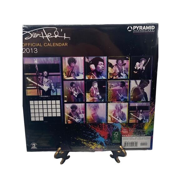 Official Jimi Hendrix 2013 Wall Calendar New Sealed Collectors Item Memorabilia - Picture 2 of 7